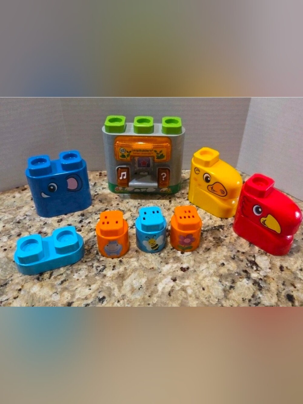 Leap Frog Leapfrog Builders Safari Animals Build & Learn Sounds Smart Cube Block